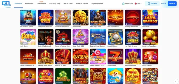 IceCasino ponuka hier na mobile